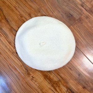 CREAM WOOL BERET